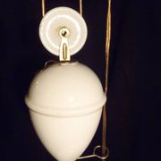 1930s brass "up and down" suspension