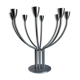Candelabre en métal scandinave moderniste suédois vintage : milieu du siècle M