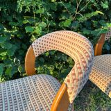 Pair of vintage designer chairs from the 50s/60s, Baumann style