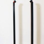 Pair of vintage Italian floor lamps "Zagar" by Silvio Carpani for Stil
