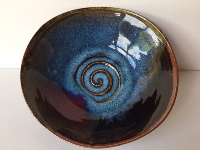 Signed modernist sandstone Cup