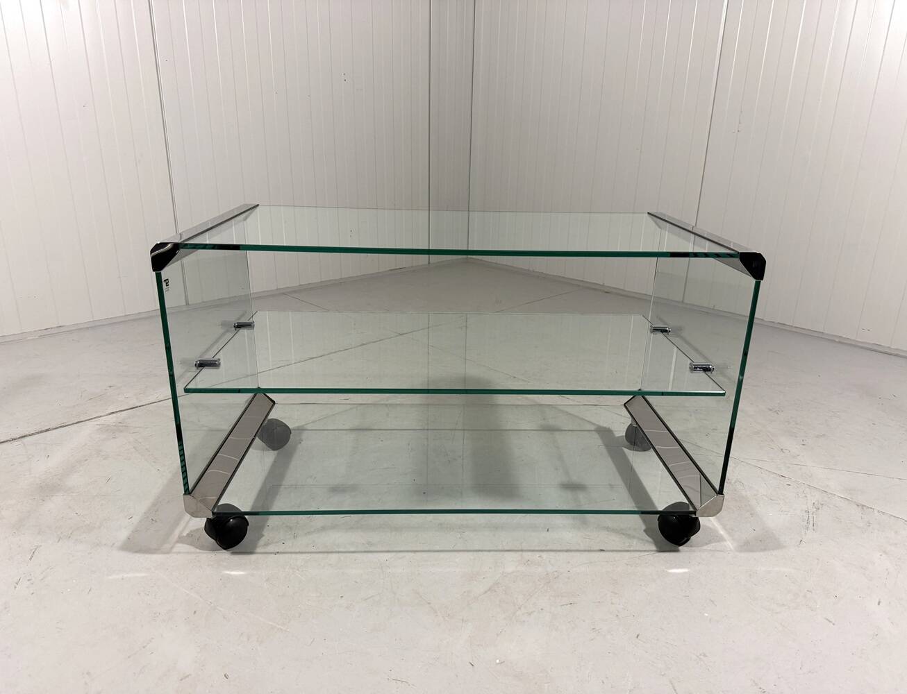 Gallotti&Radice audio rack, television table, side table Tris 1971