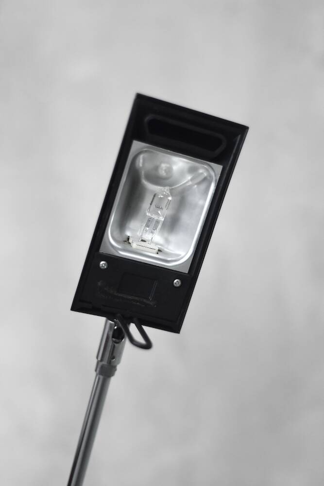 Mid-Century Modern Minimalist Black Desk Lamp by Massive, Belgium, 1980s