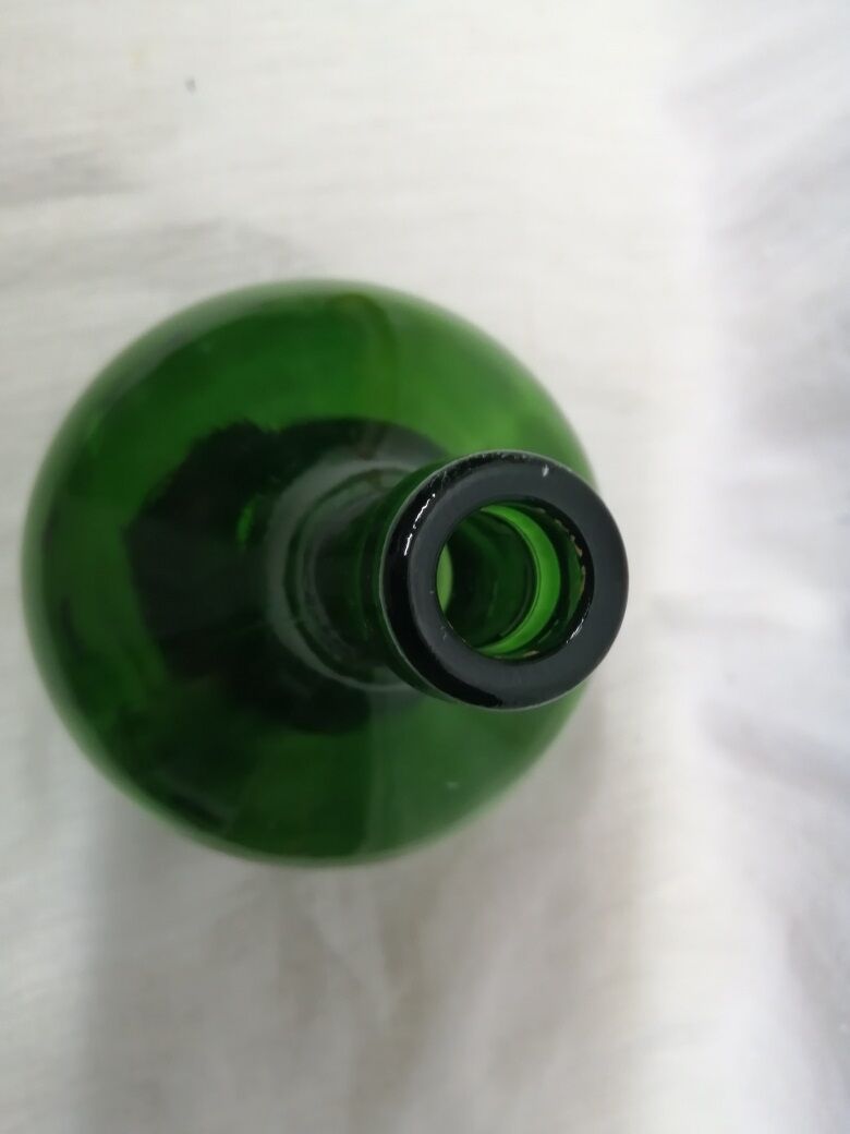 Dame jeanne verte lampe bonbonne bouteille