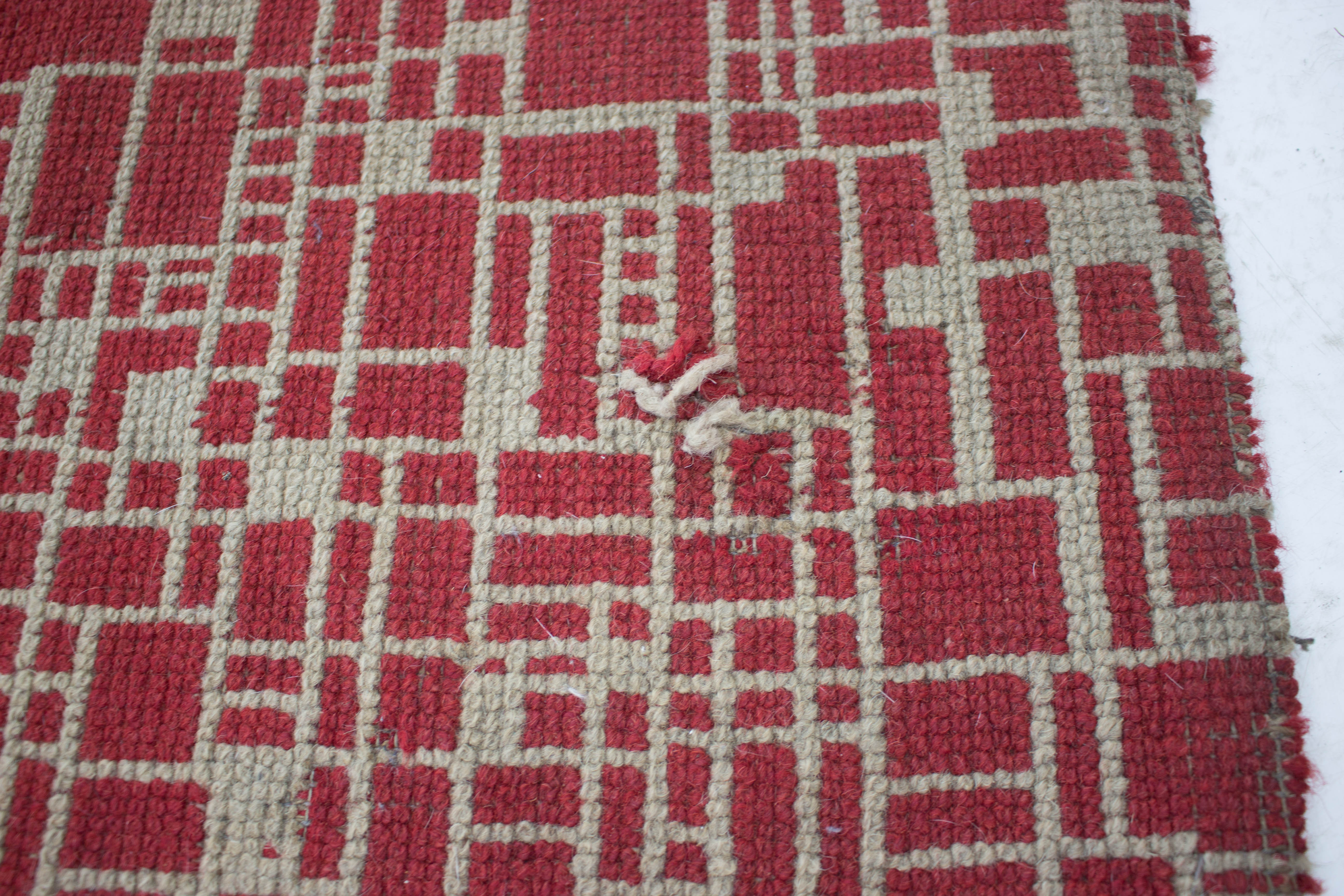 Mid-century Carpet or Rug, Czechoslovakia, 1940s 300x90cm