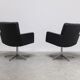 Set of 3 Executive Chairs by Vincent Cafiero for Knoll International, 1960s
