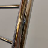 Chaises chrome bleu cobalt