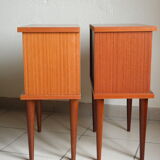 Pair of 70s bedside