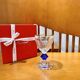 Baccarat Harcourt Blue Button Wine Glass