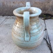 Jarre ou vase en terre bleue 33 x 29 cm