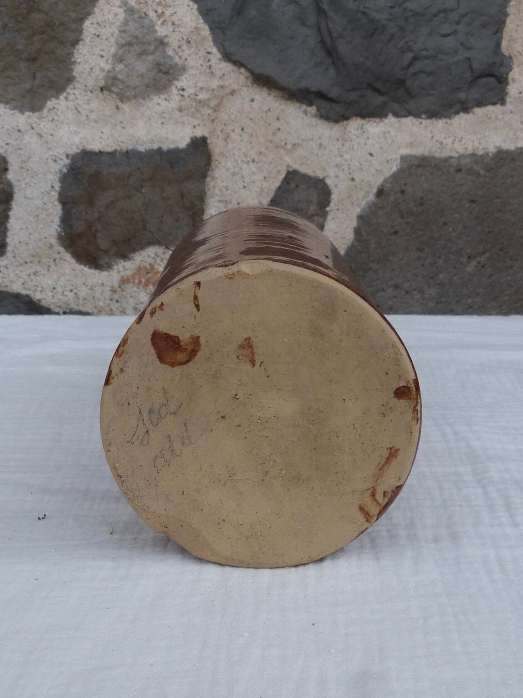 Set of 4 stoneware bottles