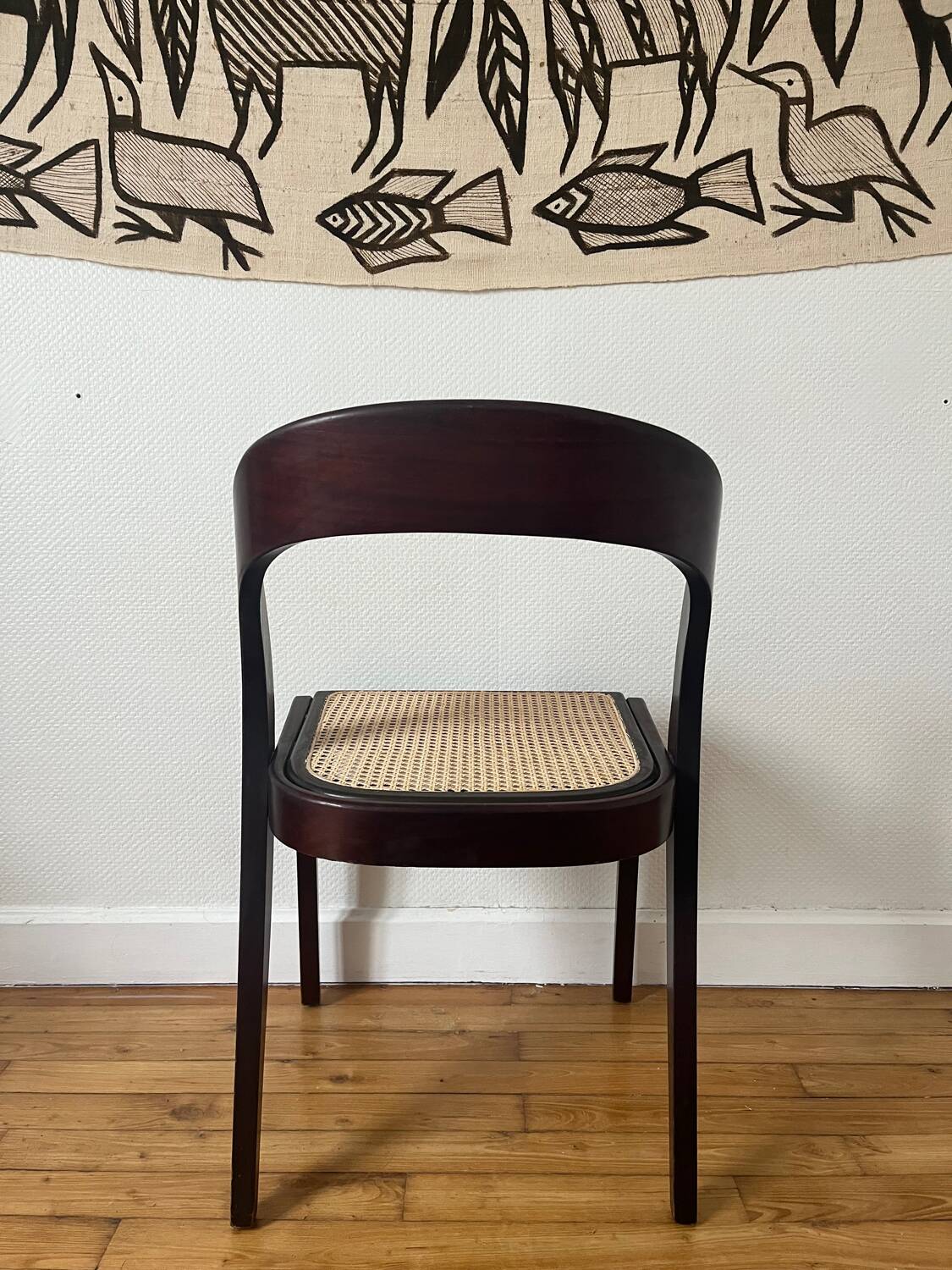 Chaise gondole cannage Baumann