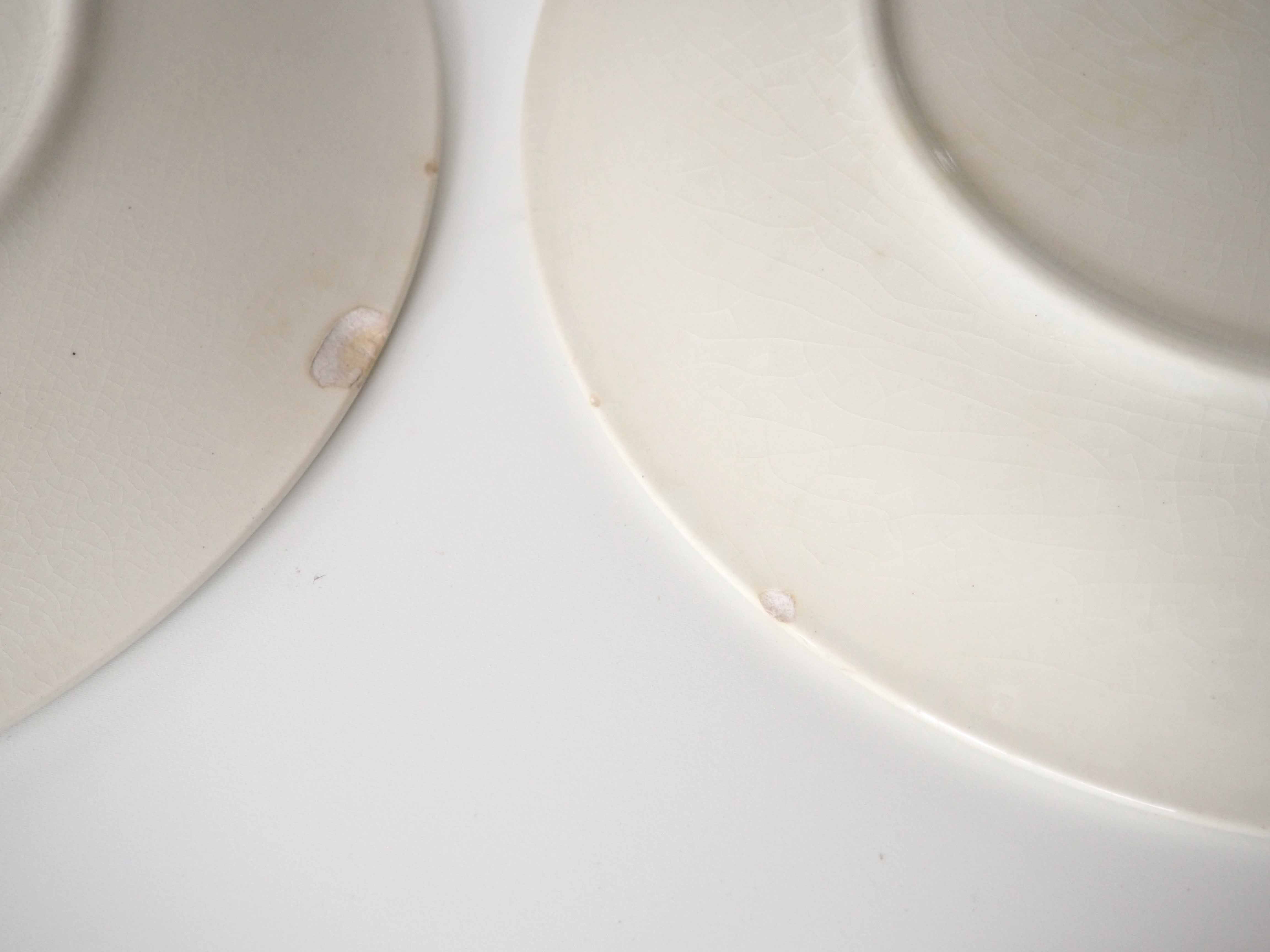 6 Longchamp flower decor plates