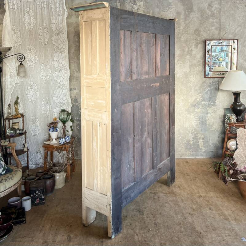 Painted antique wardrobe
