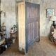 Painted antique wardrobe