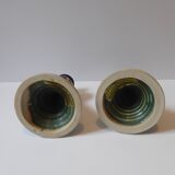 Pair of ceramic candlesticks