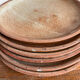 6 dessert plates in stoneware