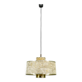 Sven Aage Holm Sørensen Pendentif en liège et laiton, Danemark années 1960
