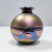 Vase en verre opalescent de Mdina, Malte