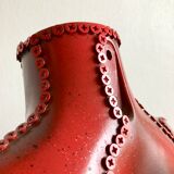 Red bust parquet lamp