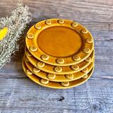 4 assiettes à dessert France vintage