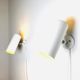 C-1582 Tubular Wall Lamps In White By Raak Amsterdam, The Netherlands 1960S