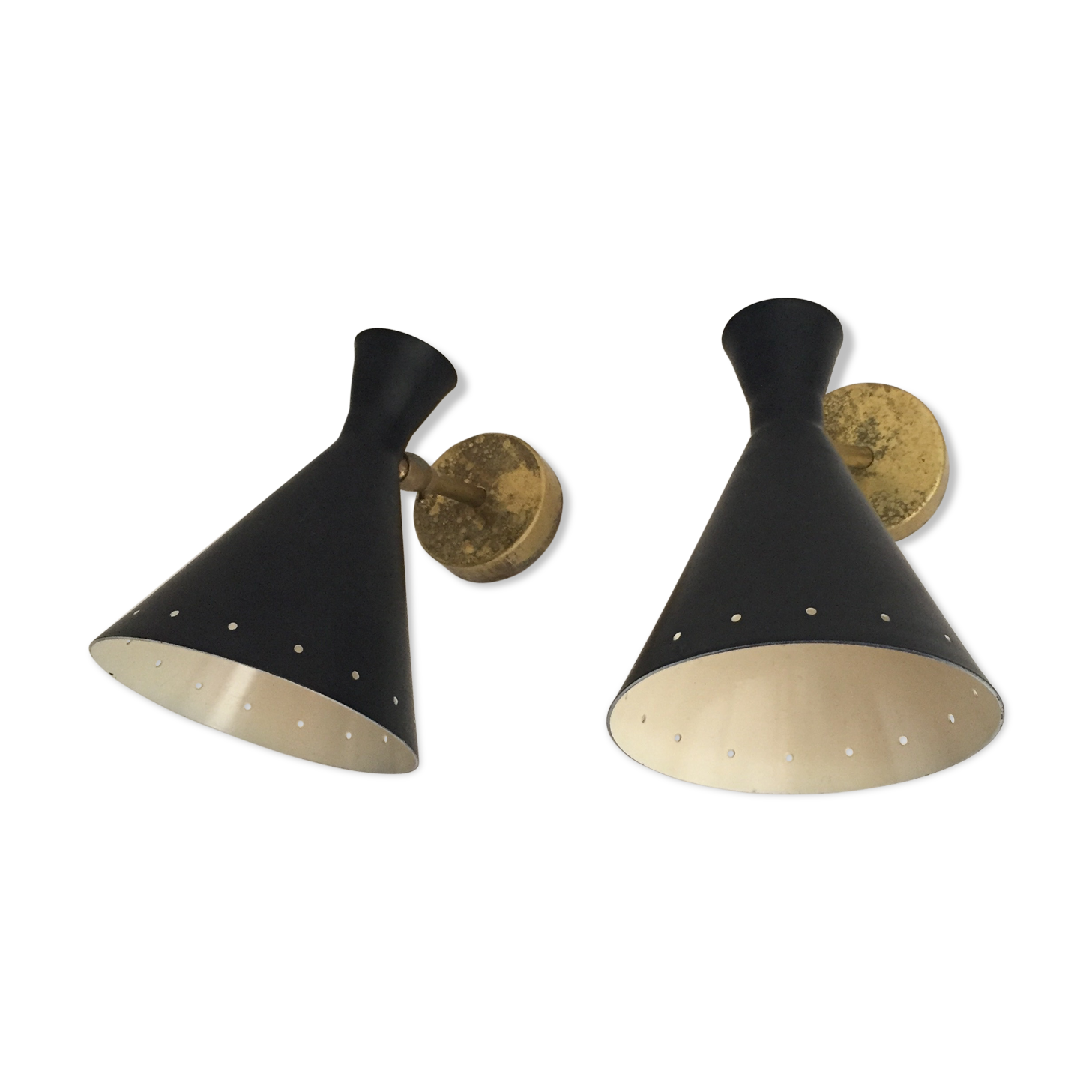 Appliques in the style of Italian creations of the 1950s