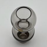 Murano glass 70s vase - mid century modern decor - vintage fume glass made in italy