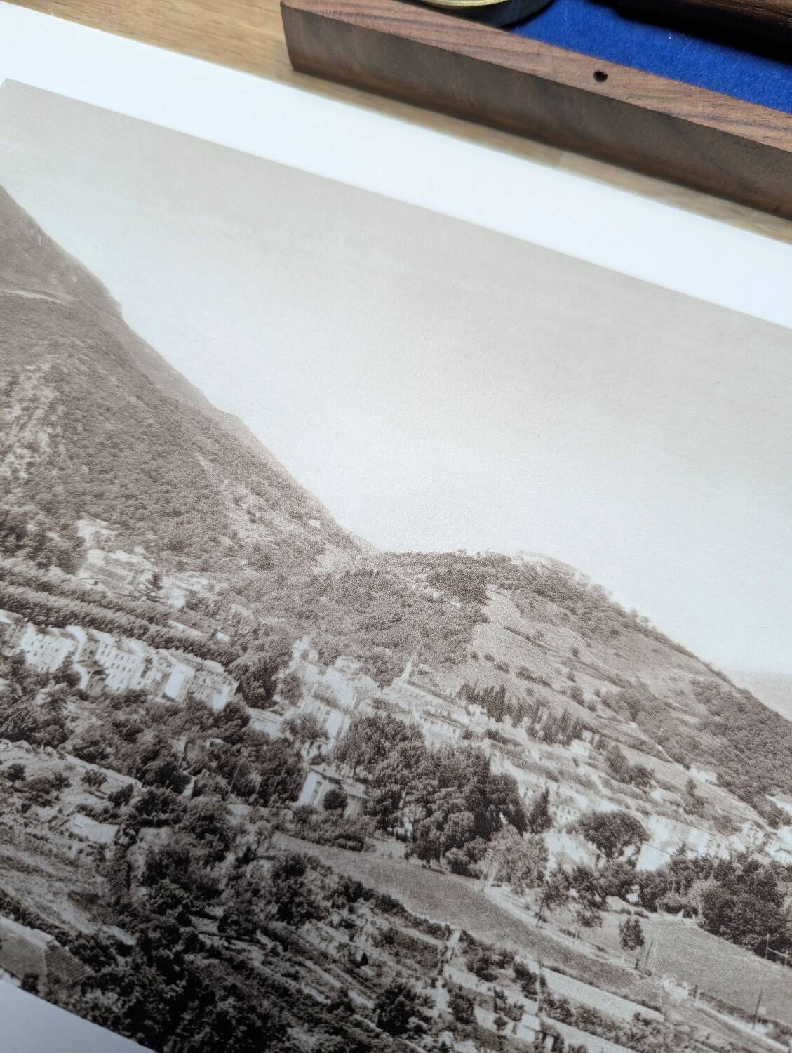 Amélie-les-Bains, vintage, photo print from 1935.