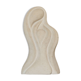 Travertine stone sculpture, Albert Tormos, 1980s