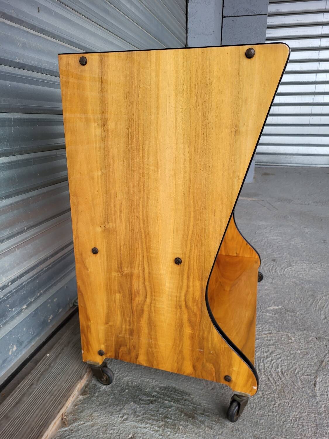 Authentic old bar cabinet console storage Hi-fi Vintage