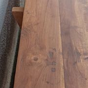 Console coffre en bois