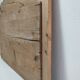 Mirror weathered wood ice beveled vintage 76 cm x 96 cm