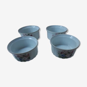 Lot de 4 pots en porcelaine de Limoges