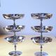 Lot de 6 coupes à glaces/desserts en inox