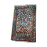 Wool and silk carpet 90x59cm