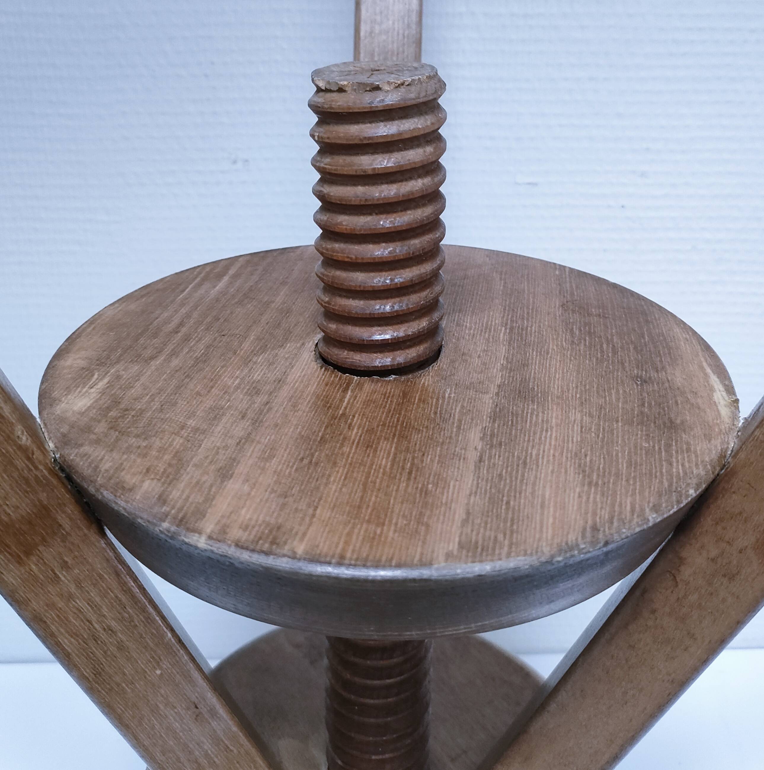 oak workshop patina stool