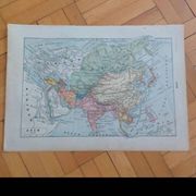 Larousse map of Asia
