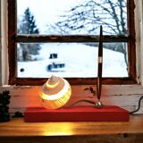 Desk pen set with sea shell lamp