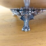 Antique silver-plated centrepiece with hallmark.