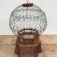 Old metal & wood  bird cage