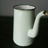 Antique enamelled pitcher
