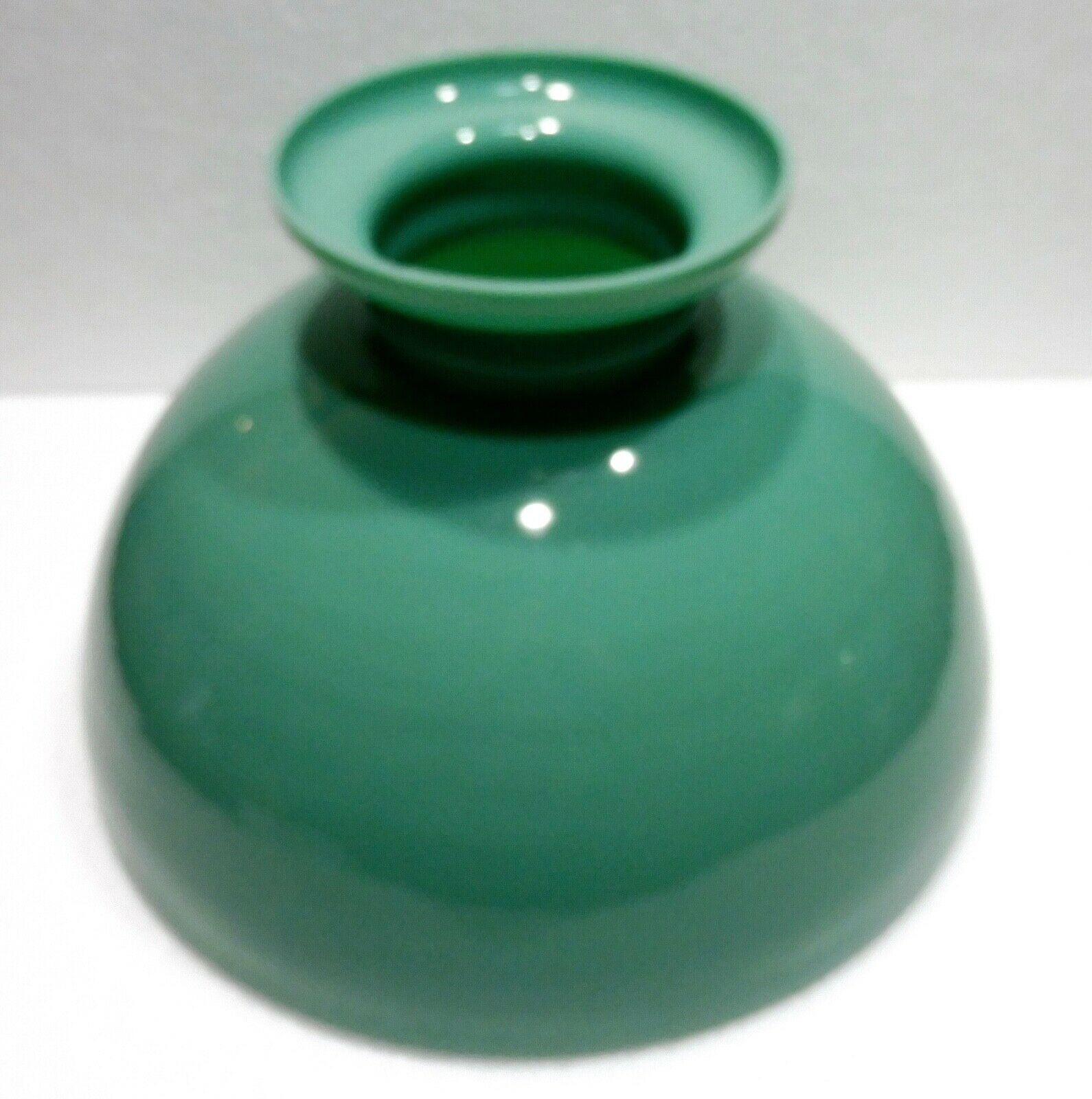 Green opaline lampshade 19th century
