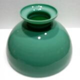 Green opaline lampshade 19th century