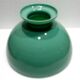 Green opaline lampshade 19th century