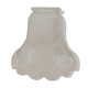Tulipe holophane en verre