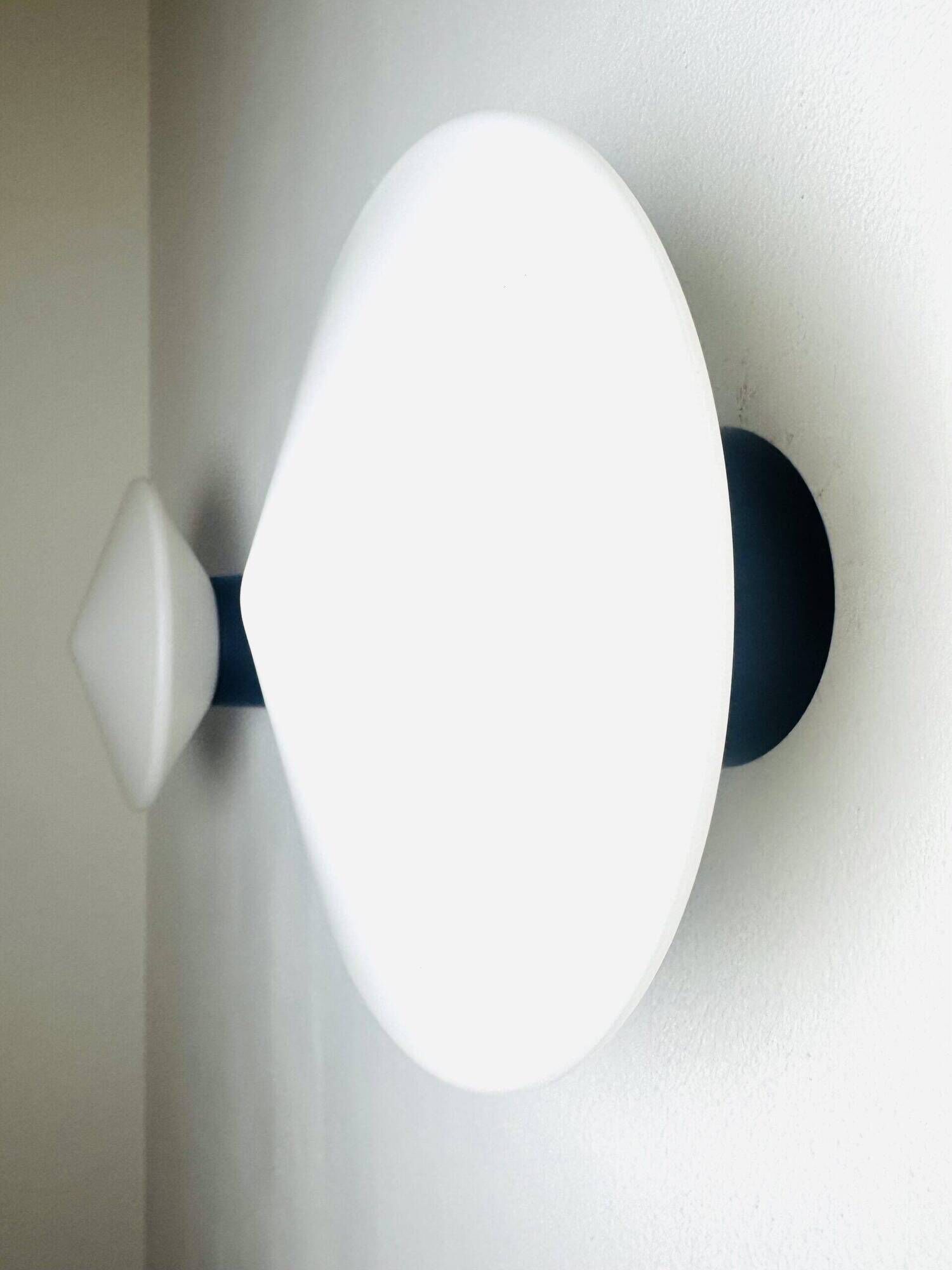 P-1410 Discus Milky Glass Ceiling Or Wall Lamps By Raak Amsterdam, The Netherlands 1960S