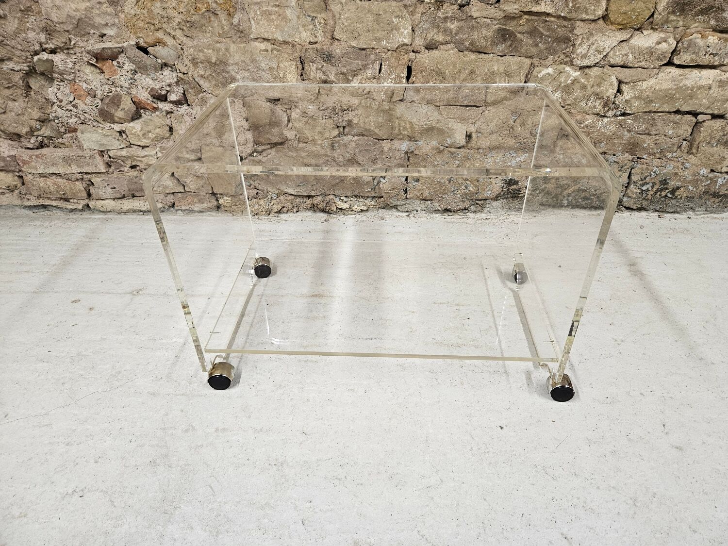Plexi roulette hifi table 1970"