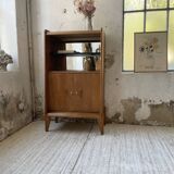 1960s oak storage unit