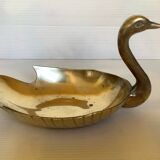 Brass swan pocket tray